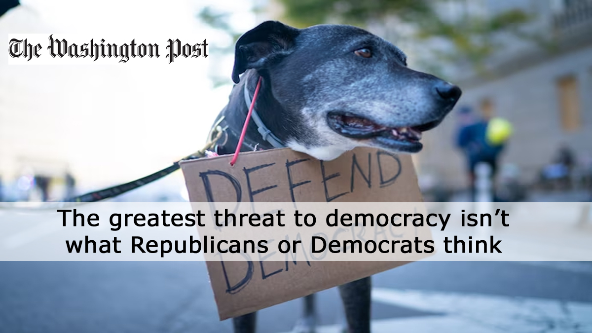 The Greatest Threat to American Democracy Isn’t Republicans or ...